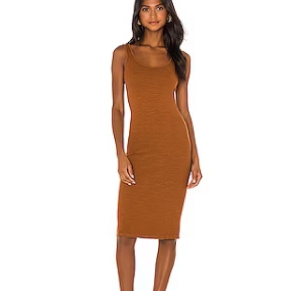 (A53) MONROW Supersoft Rib Tank Dress in Caramel, Color: Caramel, Size XL, NWT - Picture 7 of 16